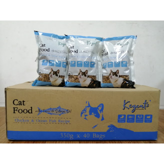 Keycatz Cat Food Chicken & Ocean fish 350gx40bag