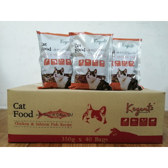 Keycatz Cat Food Chicken & Salmon fish 350gx40bag