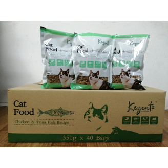 Keycatz Cat Food Chicken & Tuna fish 350gx40bag
